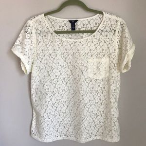 Gap factory lace top